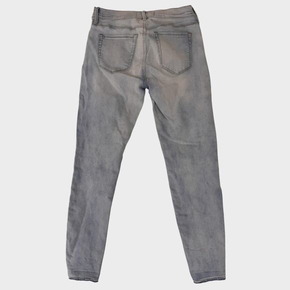 Pacsun Ankle Jegging Womens Size 26 Light Blue DIstressed Hem Cotton Blend - Picture 5 of 10